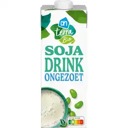 Albert Heijn AH Terra Biologische soja drink ongezoet aanbieding