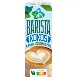 Albert Heijn AH Terra Plantaardige barista kokos aanbieding