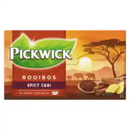 Albert Heijn Pickwick Rooibos spicy chai aanbieding