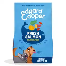 Pets Place Edgard&Cooper Medium Adult Dog - Hondenvoer - Zalm 1 kg aanbieding