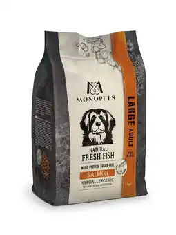 Pets Place Monopets Natural Fresh Fish Large Adult - Hondenbrokken - Zalm 12.5 kg aanbieding