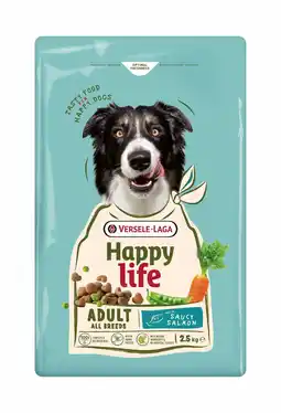 Pets Place Happy Life Adult - Hondenbrokken - Zalm 2.5 kg aanbieding