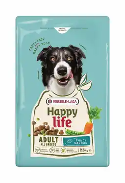 Pets Place Happy Life Adult - Hondenbrokken - Zalm 2.5 kg aanbieding