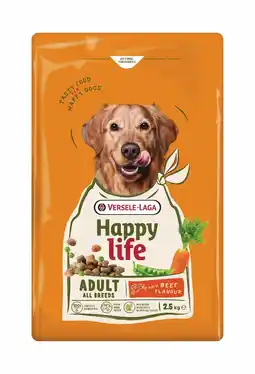Pets Place Happy Life Adult - Hondenbrokken - Rund 2.5 kg aanbieding