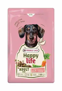 Pets Place Happy Life Adult Mini - Hondenbrokken - Lam 2.5 kg aanbieding
