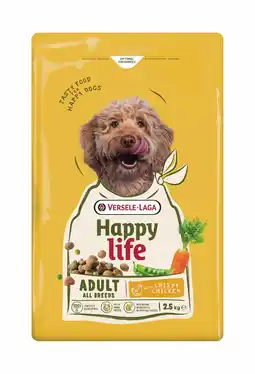 Pets Place Happy Life Adult - Hondenbrokken - Kip 2.5 kg aanbieding
