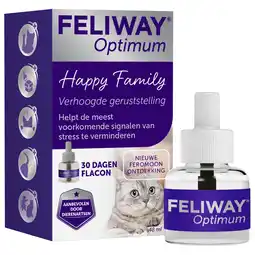 Pets Place Feliway Optimum Navulling - Anti stressmiddel - 48 ml Kat aanbieding