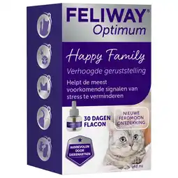 Pets Place Feliway Optimum Navulling - Anti stressmiddel - 48 ml Kat aanbieding