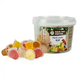 Pets Place Back Zoo Nature Fruit Cups In Emmer - Vogelsnack - 100 stuks aanbieding