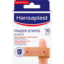 Etos Hansaplast Elastic Finger Strips 16 stuks aanbieding