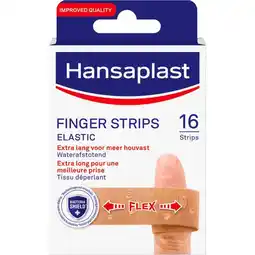 Etos Hansaplast Elastic Finger Strips 16 stuks aanbieding