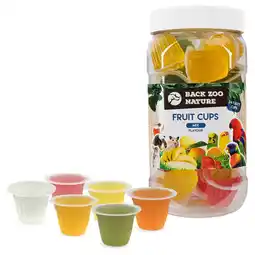 Pets Place Back Zoo Nature Fruit Cups In Pot - Vogelsnack - 24 stuks aanbieding