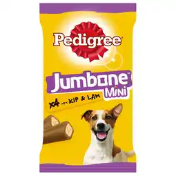 Pets Place Pedigree Jumbone Mini - Hondensnacks - Kip Lam 160 g aanbieding