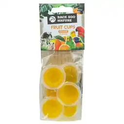 Pets Place Back Zoo Nature Fruit Cups - Vogelsnack - Sinaasappel 6 stuks aanbieding
