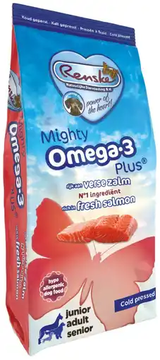 Pets Place Renske Mighty Omega Plus Koud Geperst - Hondenvoer - Zalm 6.5 kg aanbieding