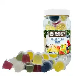 Pets Place Back Zoo Nature Fruit Cups Mix In Pot - Vogelsnack - 24 stuks aanbieding