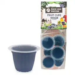 Pets Place Back Zoo Nature Fruit Cups - Vogelsnack - Blauwe Bes 6 stuks aanbieding