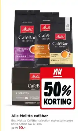 Jumbo Alle Melitta cafébar aanbieding