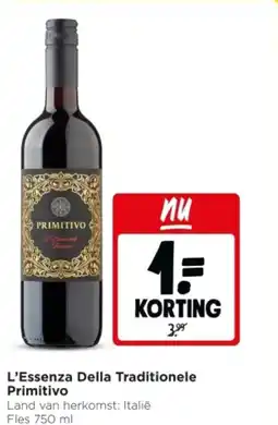 Jumbo L'essenza della traditionele primitivo aanbieding