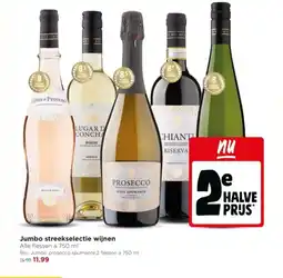 Jumbo Jumbo streekselectie wijnen aanbieding