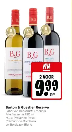 Jumbo Barton & guestier reserve aanbieding