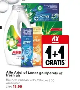 Jumbo Alle ariel of lenor geurparels of fresh air aanbieding