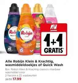 Jumbo Alle robijn klein & krachtig, wasmiddeldoekjes of quick wash aanbieding