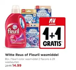 Jumbo Witte reus of fleuril wasmiddel aanbieding