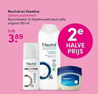 Drogisterij Visser Neutral En Vaseline aanbieding