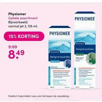 Drogisterij Visser Physiomer 15% Korting aanbieding