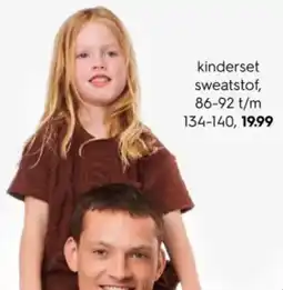 HEMA Kinderset Sweatstof aanbieding