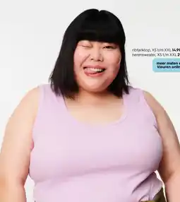 HEMA Ribtanktop aanbieding