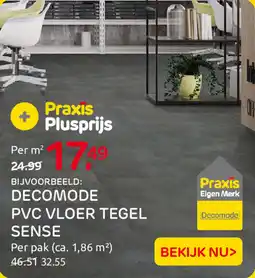 Praxis Decomode pvc vloer tegel sense aanbieding
