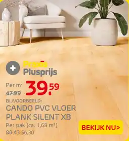 Praxis Cando PVC Vloer Plank Silent XB aanbieding
