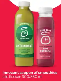 Spar Innocent Sappen of Smoothies aanbieding
