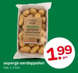 Spar Asperge Aardappelen aanbieding