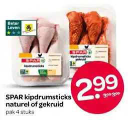 Spar Spar Kipdrumsticks Naturel of Gekruid aanbieding