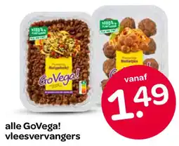Spar alle GoVega! vleesvervangers aanbieding