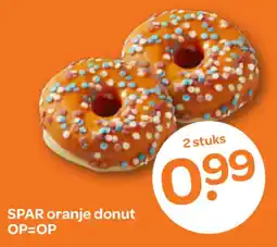 Spar Spar Oranje Donut aanbieding