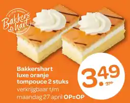 Spar Bakkershart Luxe Oranje Tompouce aanbieding