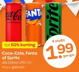 Spar Coca-Cola, Fanta of Sprite aanbieding