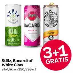 Spar Stëlz, Bacardi of White Claw aanbieding
