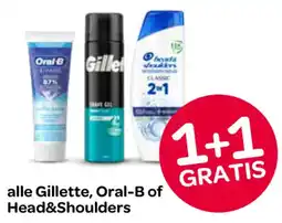 Spar alle Gillette, Oral-B of Head&Shoulders aanbieding