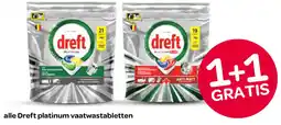 Spar alle Dreft platinum vaatwastabletten aanbieding