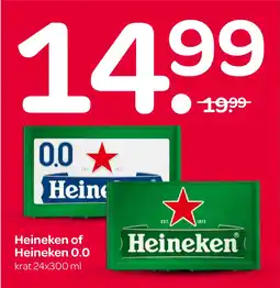 Spar Heineken of Heineken 0.0 aanbieding