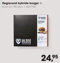 HANOS Regiorund hybride burger aanbieding