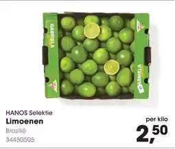 HANOS Hanos Selektie Limoenen aanbieding