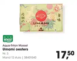 HANOS Aqua-Triton Mossel Umami oesters Nr. 3 aanbieding