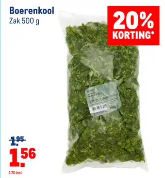 Makro Boerenkool 500g aanbieding