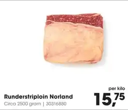 HANOS Runderstriploin Norland aanbieding